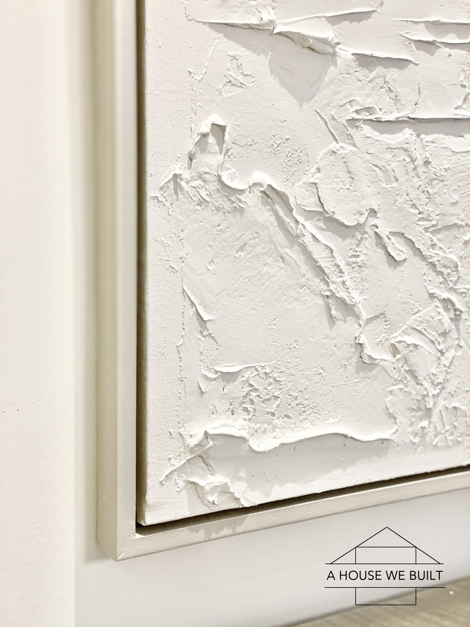 Turn small canvases into one big piece of wall art! 